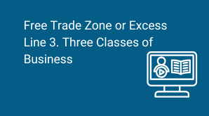 FTZ or Excess Line - 3. Three Classes of Business