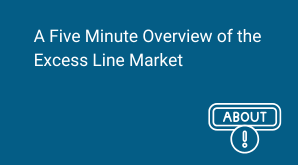 A Five Minute Overview of the Excess Line Market
